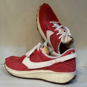 Nike Red and White Women's Sneakers